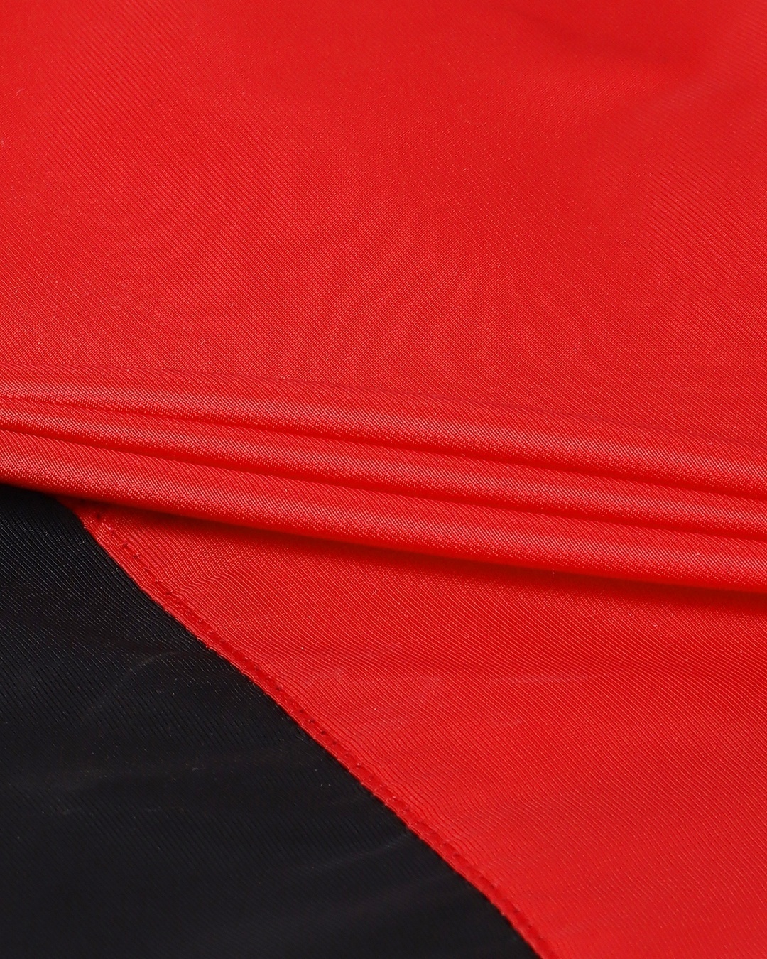 Shop White-High Risk Red-Black Plus Size Color Block Windcheater