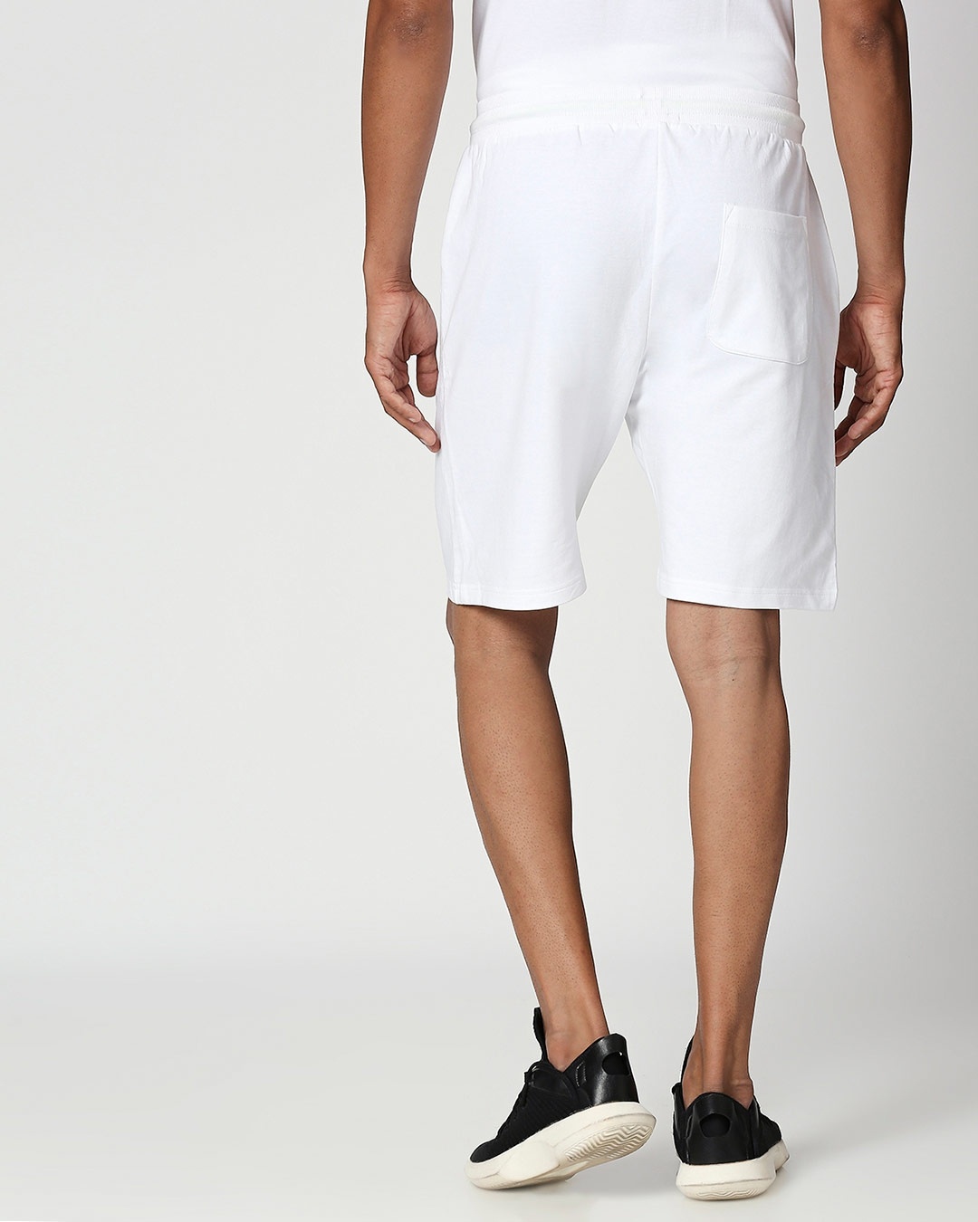 Shop White-Neon Lime Reflector Shorts-Design