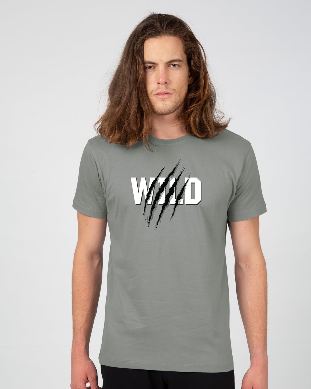 Shop Wild Claw Half Sleeve T-Shirt-Back