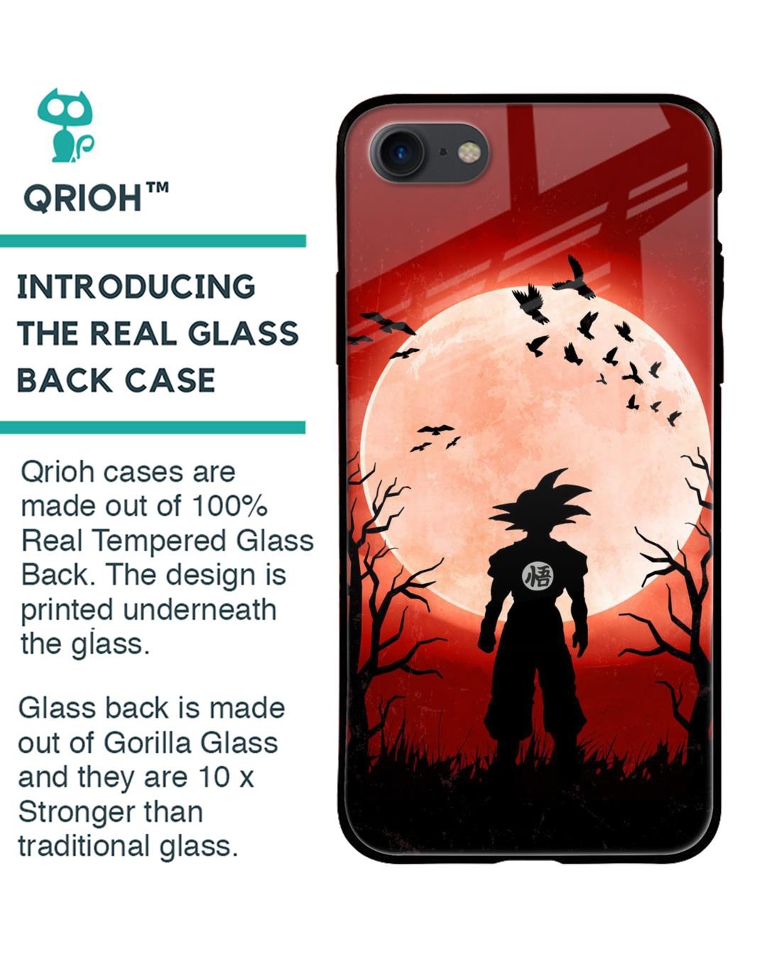 Shop Winter Forest Premium Glass Case for Apple iPhone SE 2020 (Shock Proof,Scratch Resistant)-Back