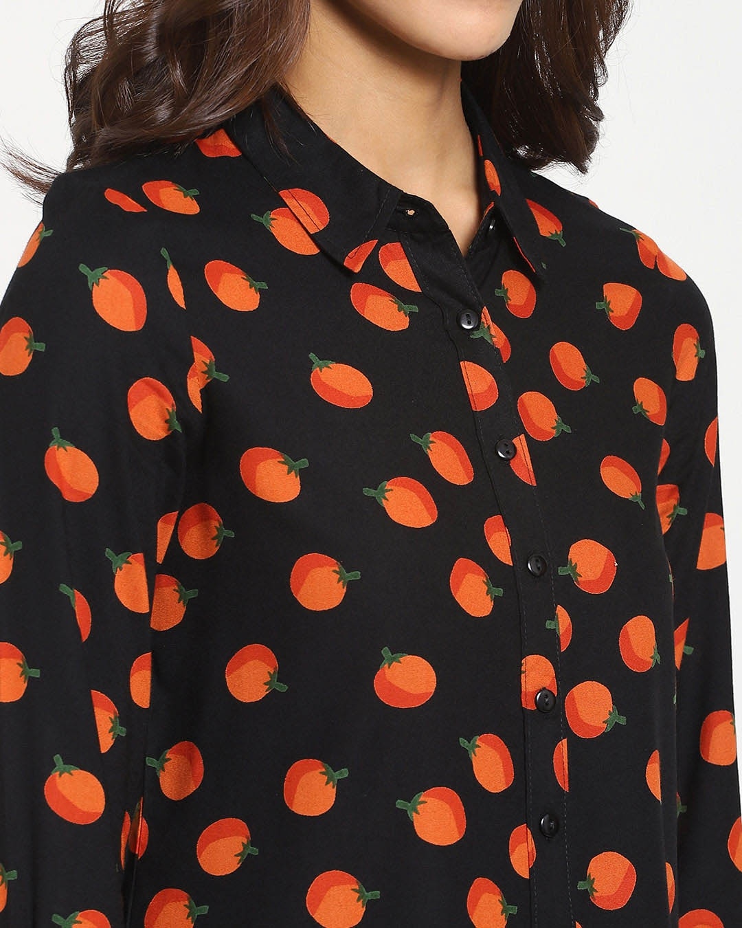 Shop Women's Black All Over Printed Casual Shirt
