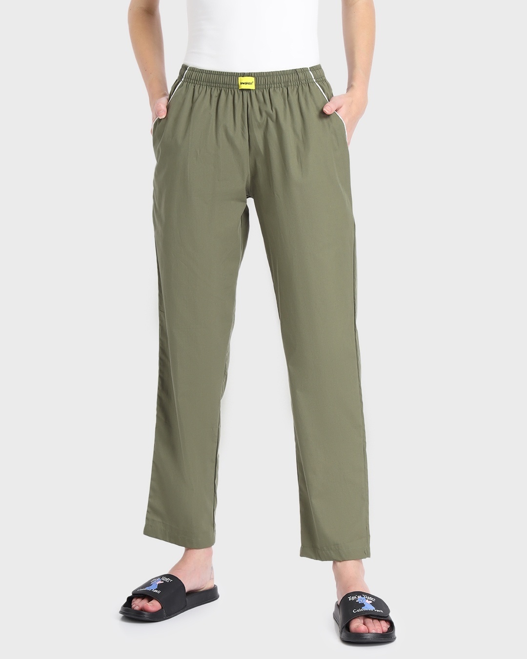Shop Women's Alpha Green Pyjamas-Front