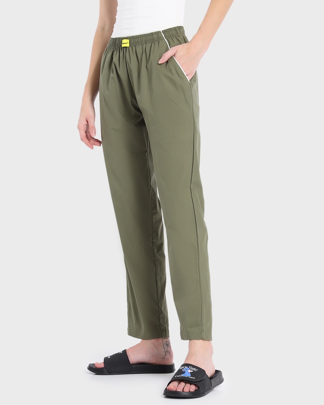 Shop Women's Alpha Green Pyjamas-Back