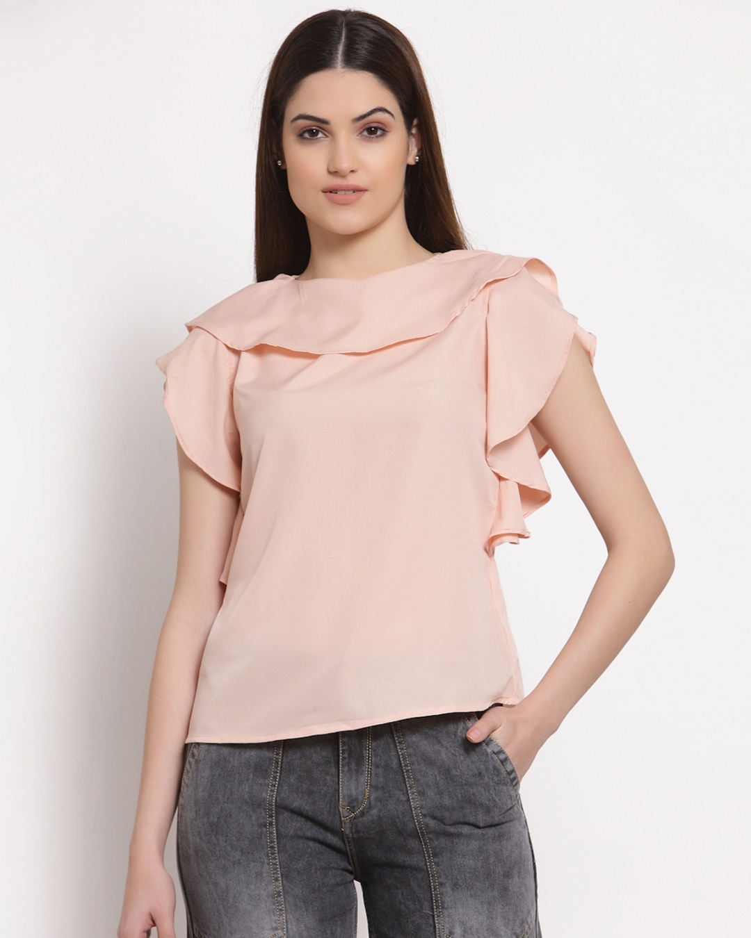 Buy Women's Beige Top for Women Beige Online at Bewakoof