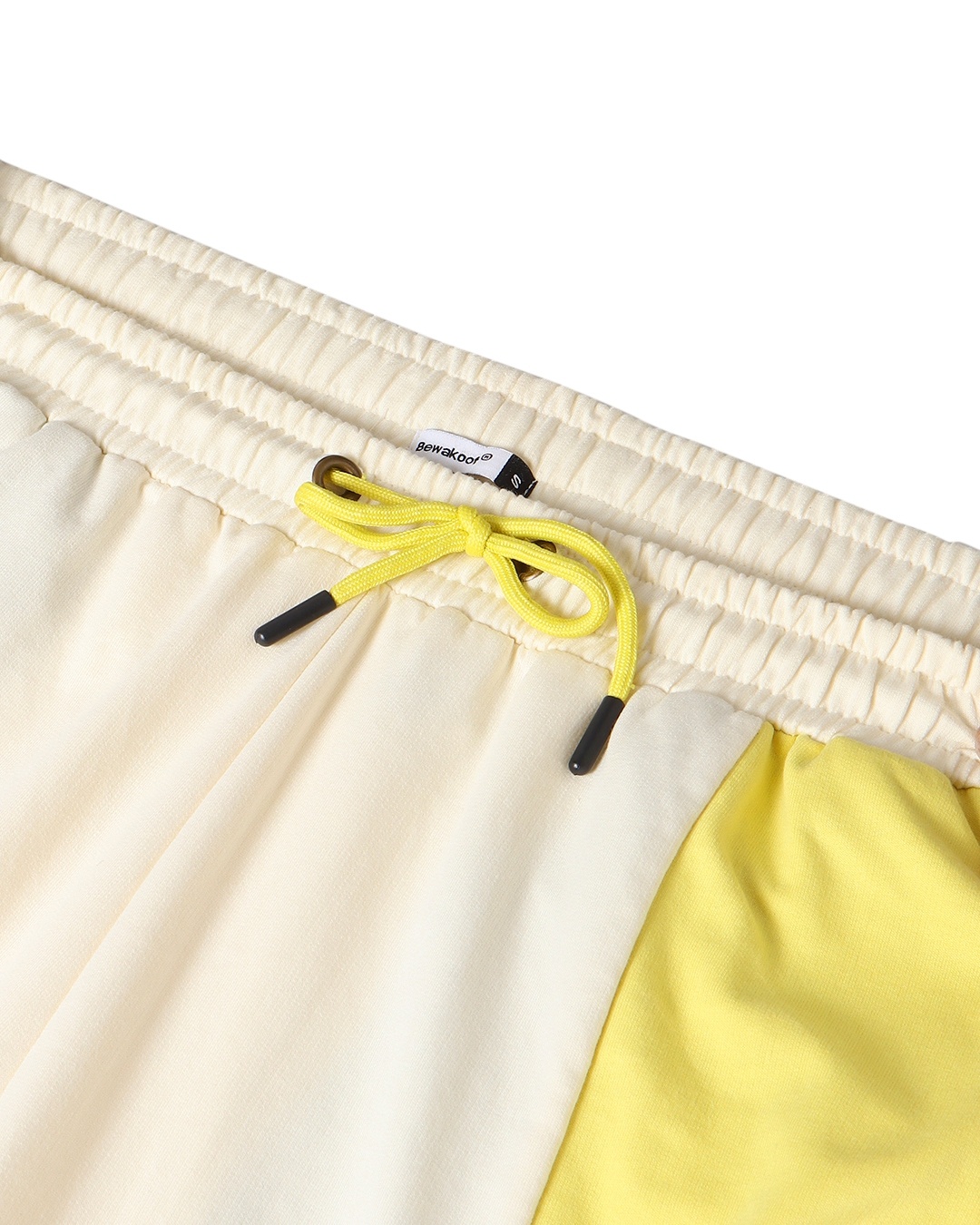 Shop Women's Birthday Yellow Color Block Joggers