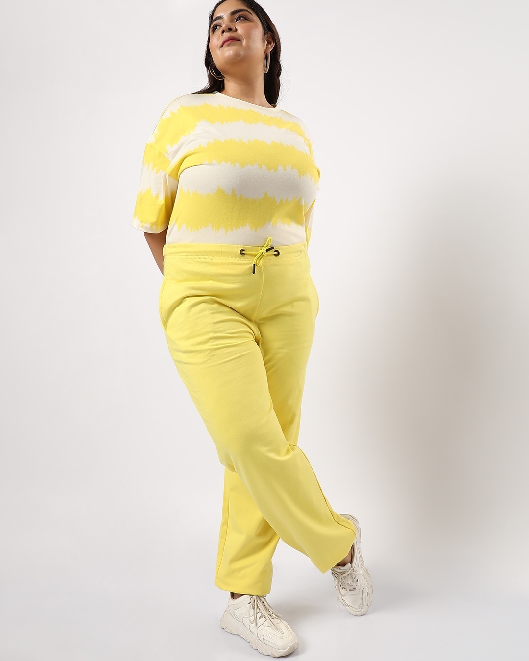 lemon yellow joggers