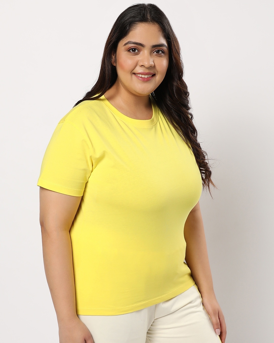 Shop Women's Birthday Yellow Plus Size T-shirt-Back