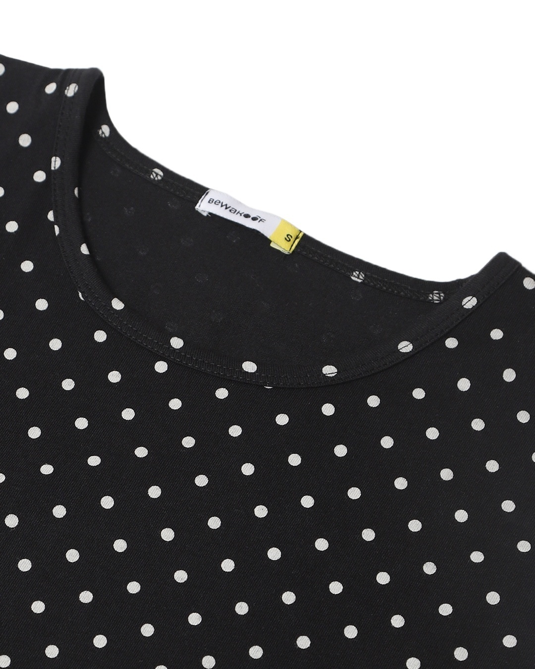 Shop Women's Black All Over Polka Dot Printed Tank Top