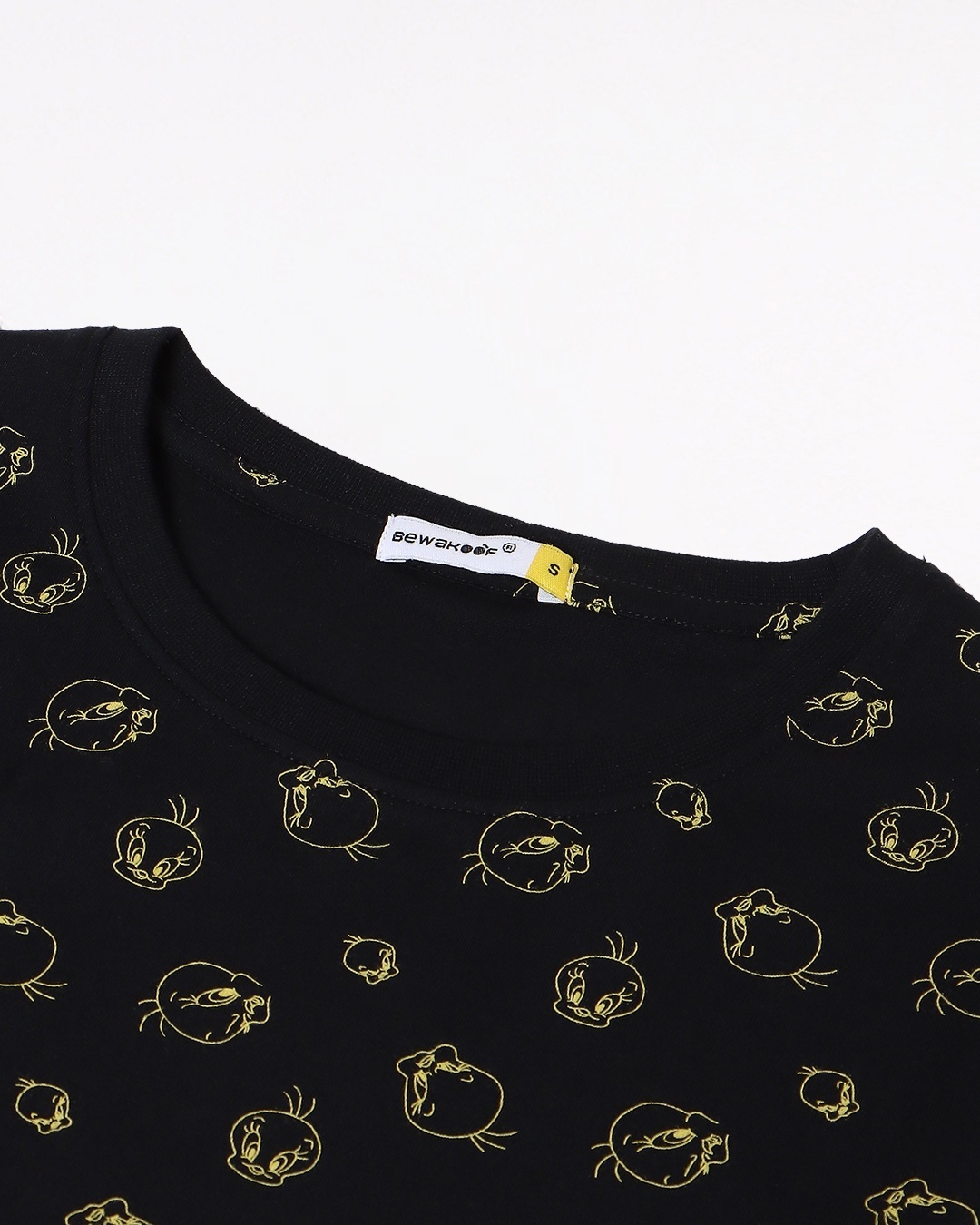 Shop Women's Black All Over Tweety Printed T-shirt