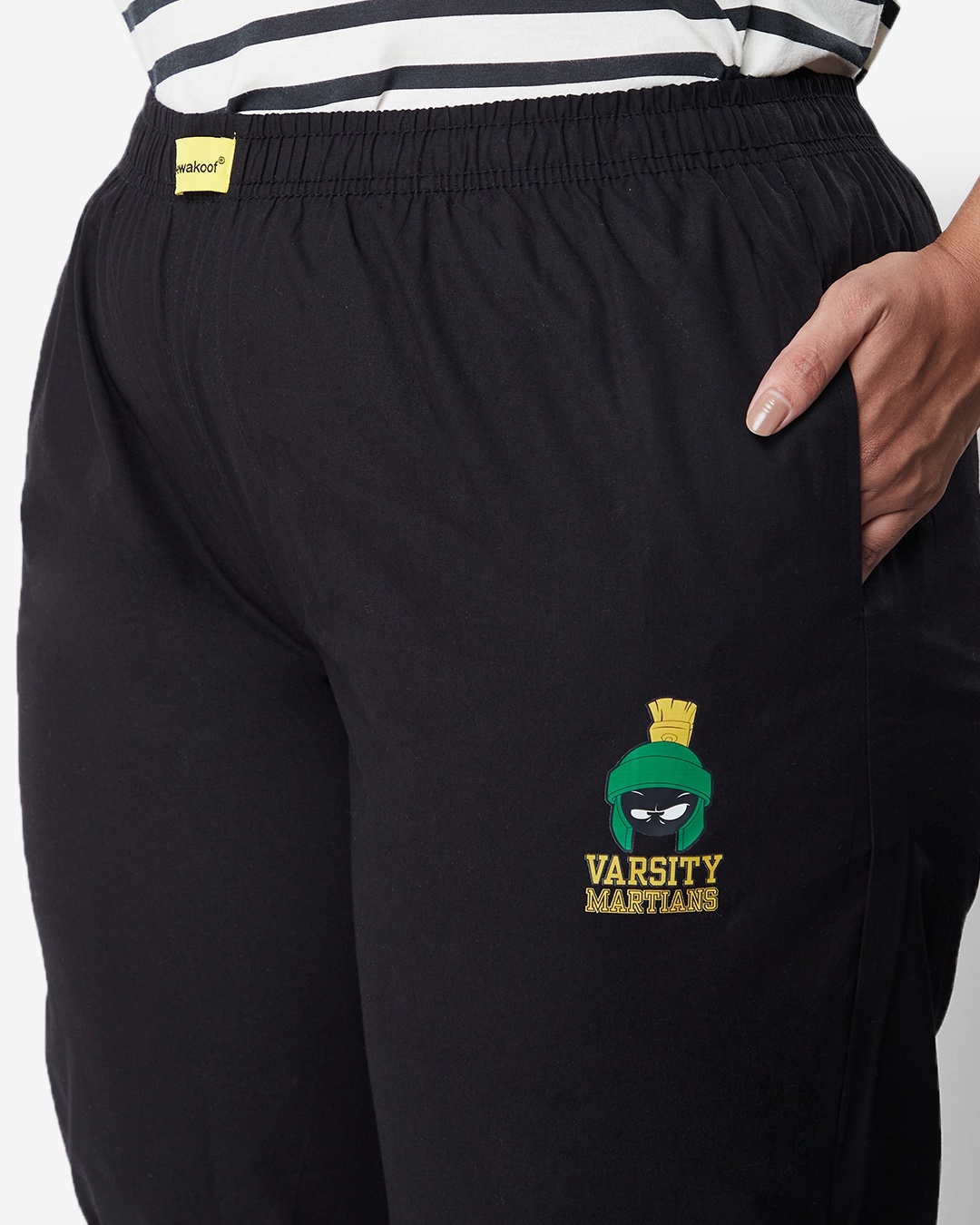 Shop Women's Black Beauty Varsity Martians Pyjamas