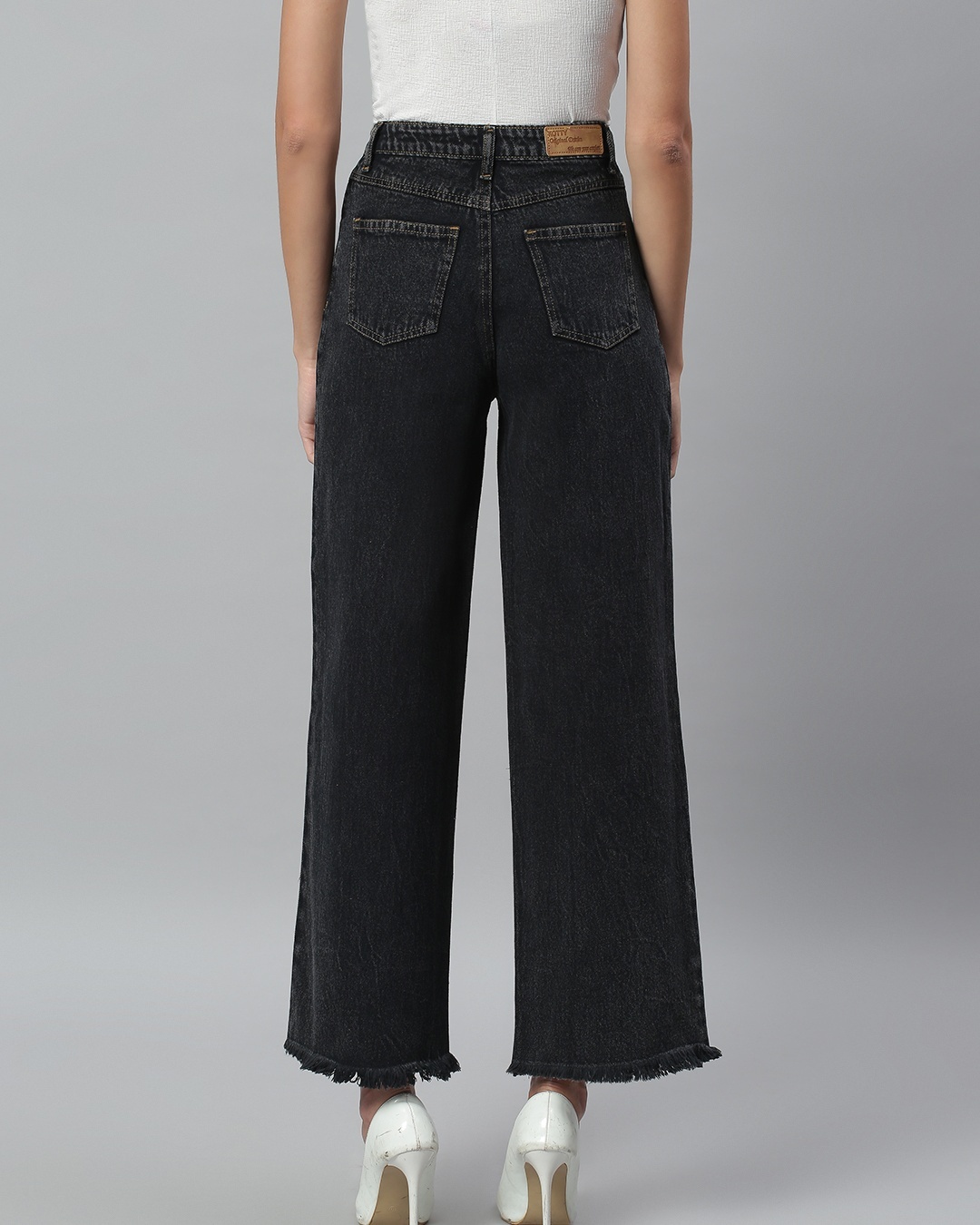 black relaxed fit jeans