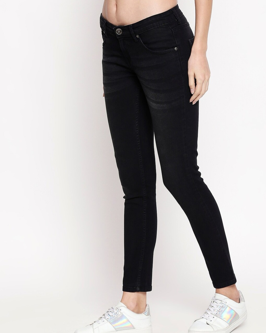 low rise black jeans womens