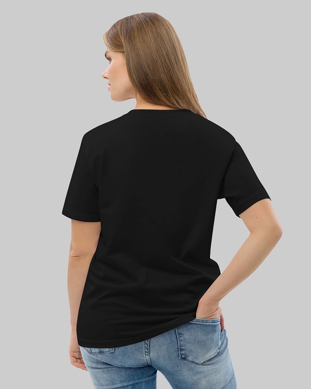 Shop Women's Black Trust Your Dopeness Typography Loose Fit T-shirt-Design