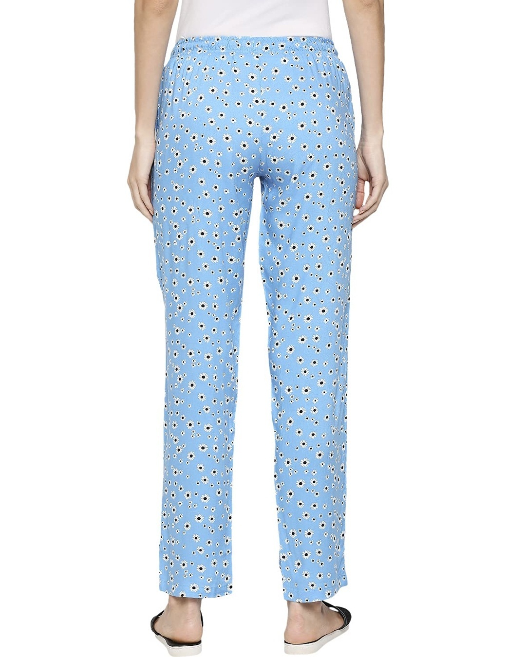 Shop Women's Blue All Over Floral Printed Pyjamas-Design