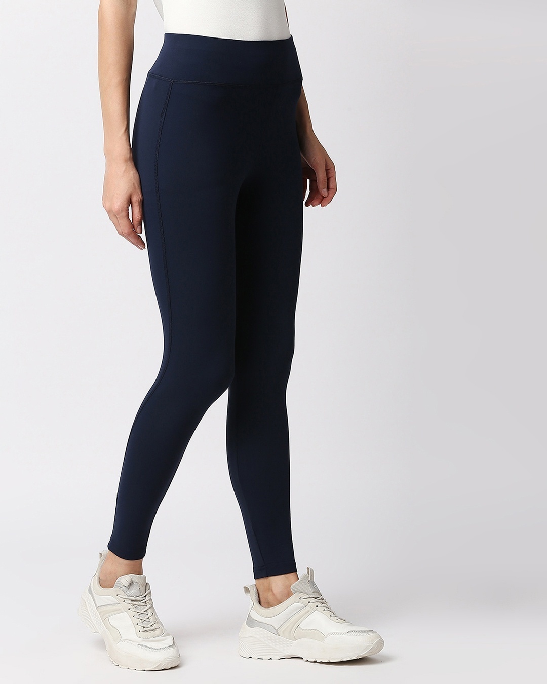Shop Women's Blue Casual Tights-Back