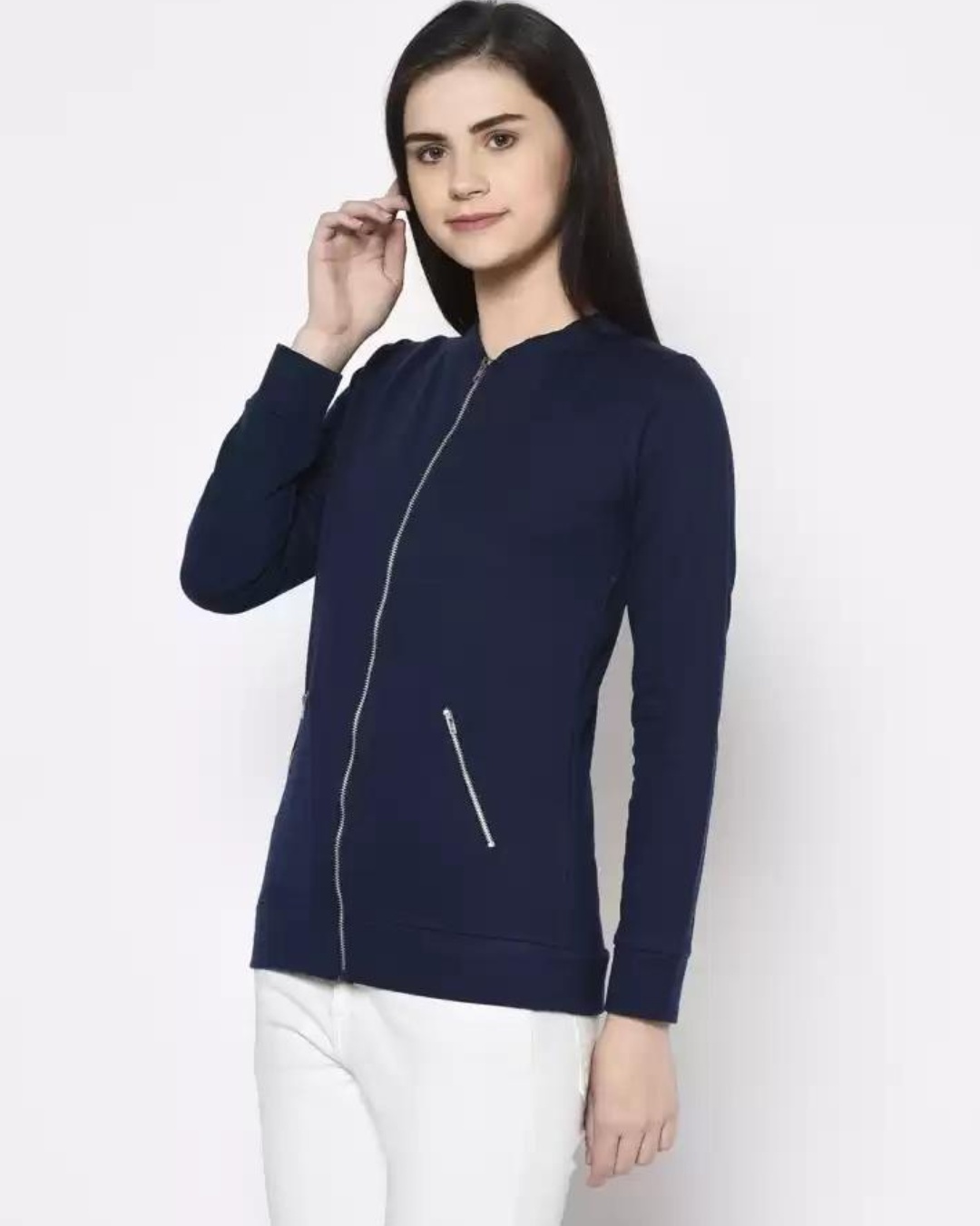 Shop Women's Blue Jacket-Back