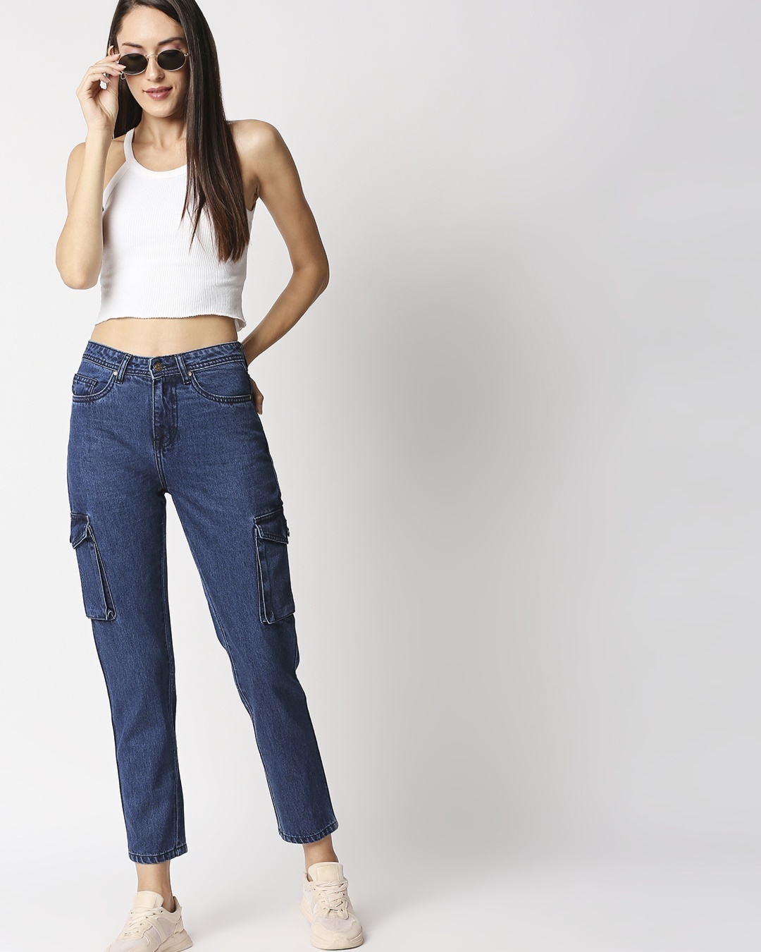 low rise relaxed fit women's jeans