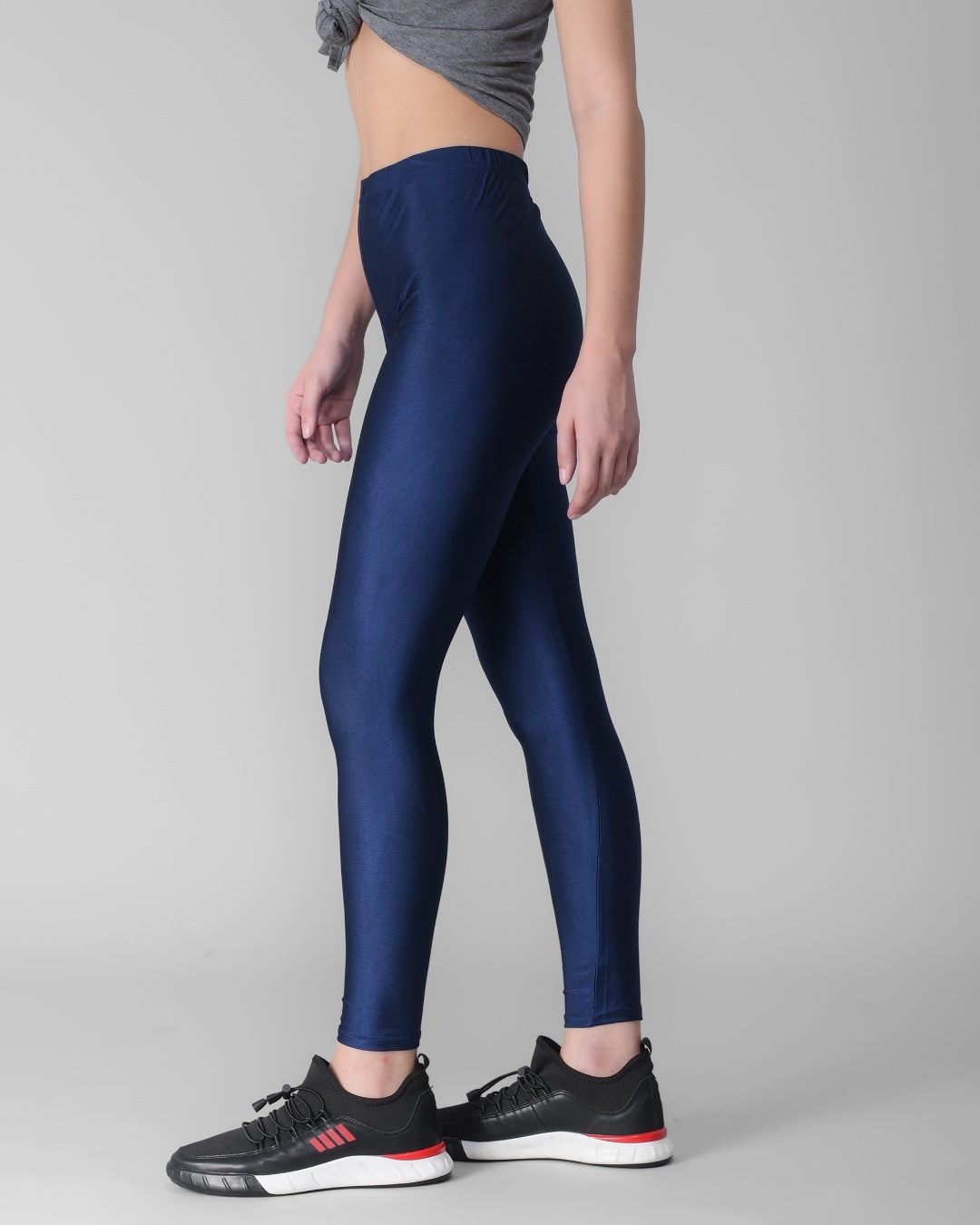 Shop Women's Blue Skinny Fit Tights-Design
