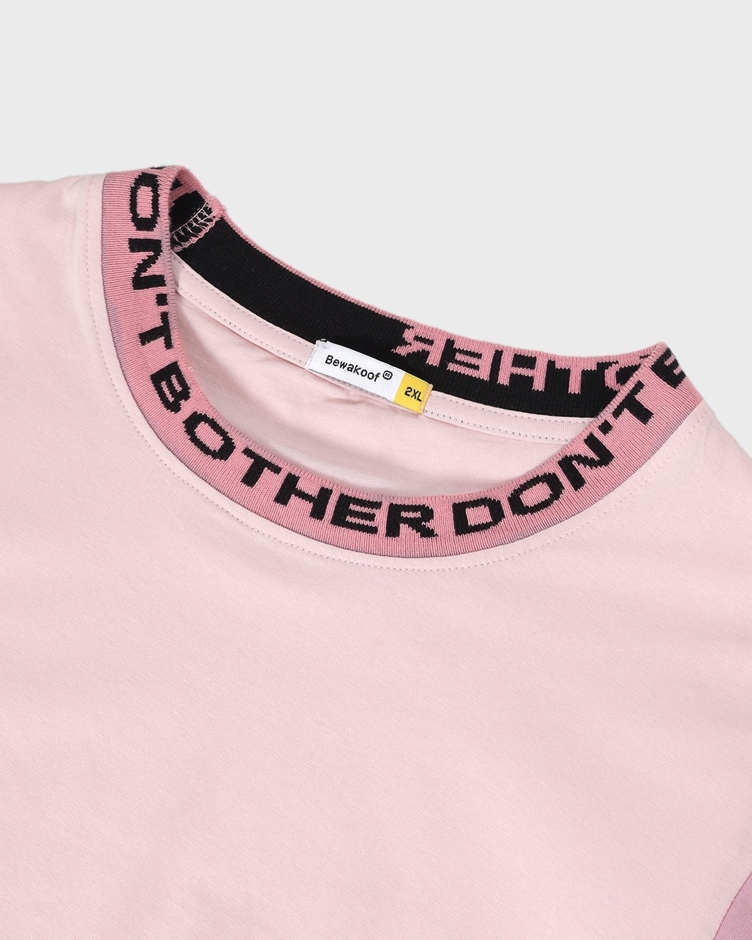 Shop Women's Cheeky Pink Don't Bother Typography Plus Size T-shirt