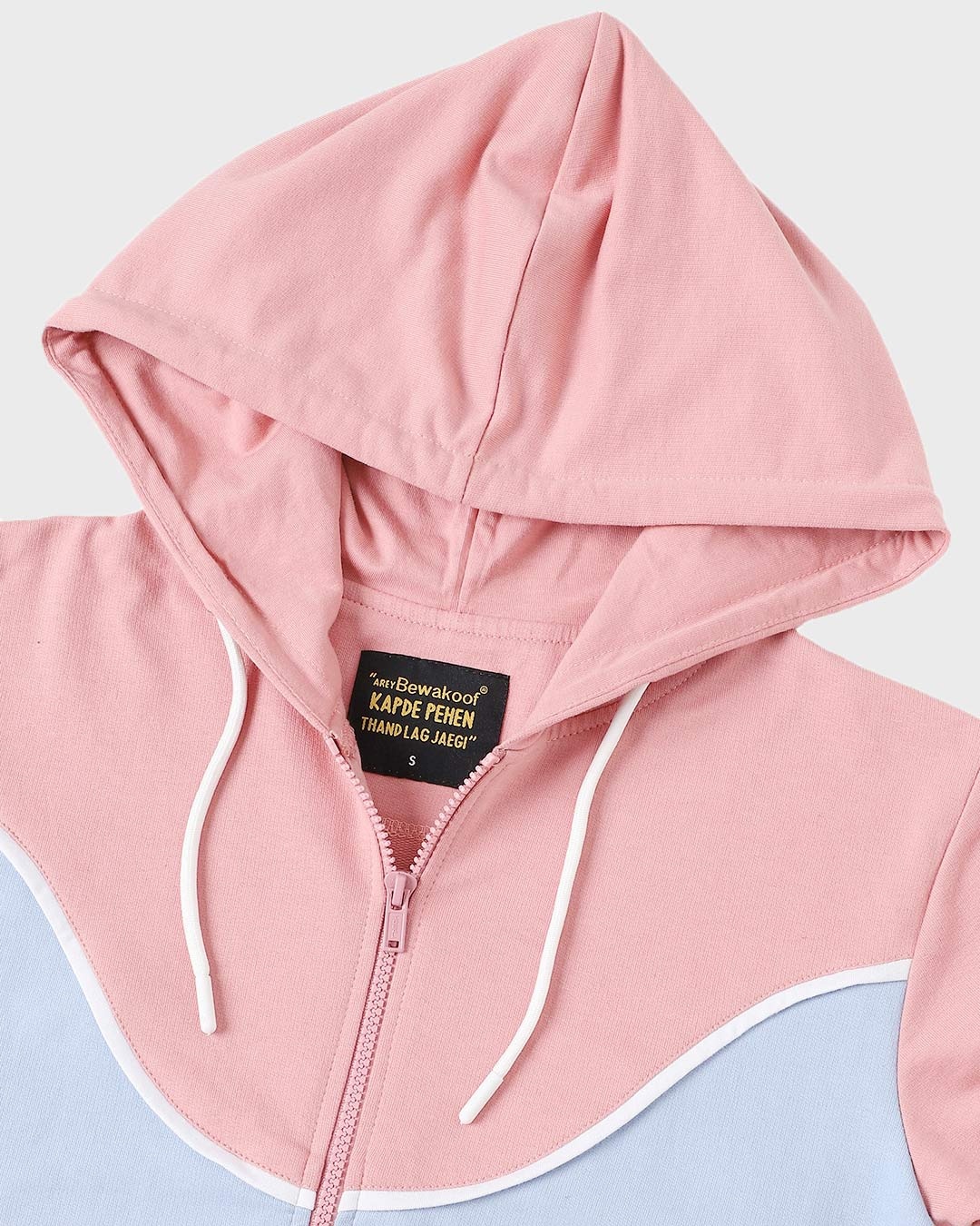 Shop Women's Color Block Zipper Hoodie