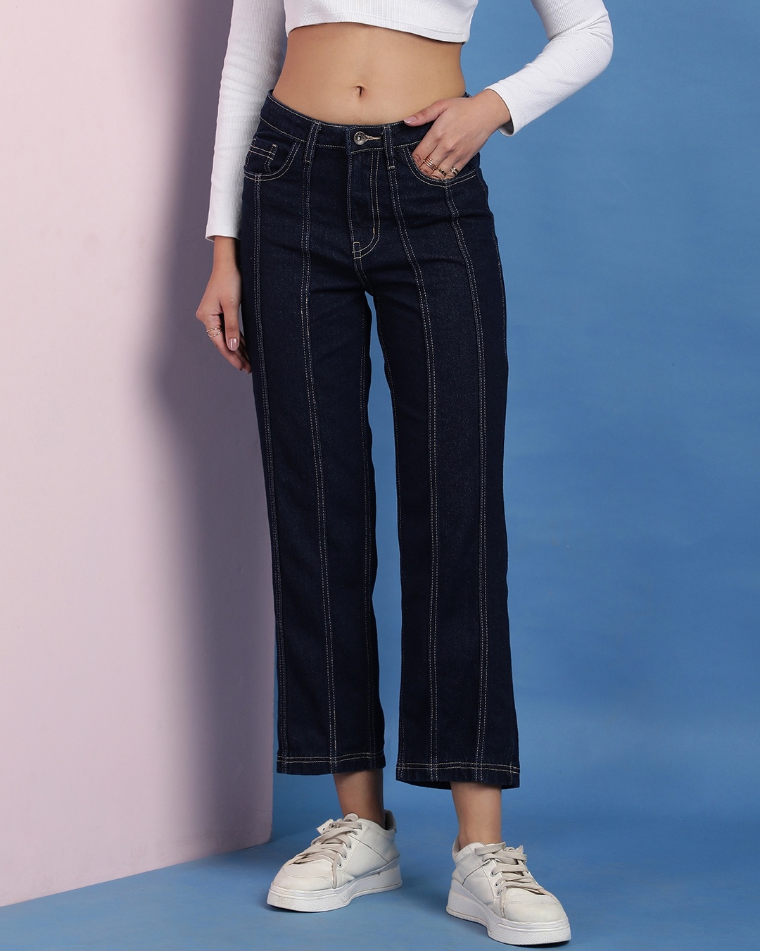 mid rise jeans