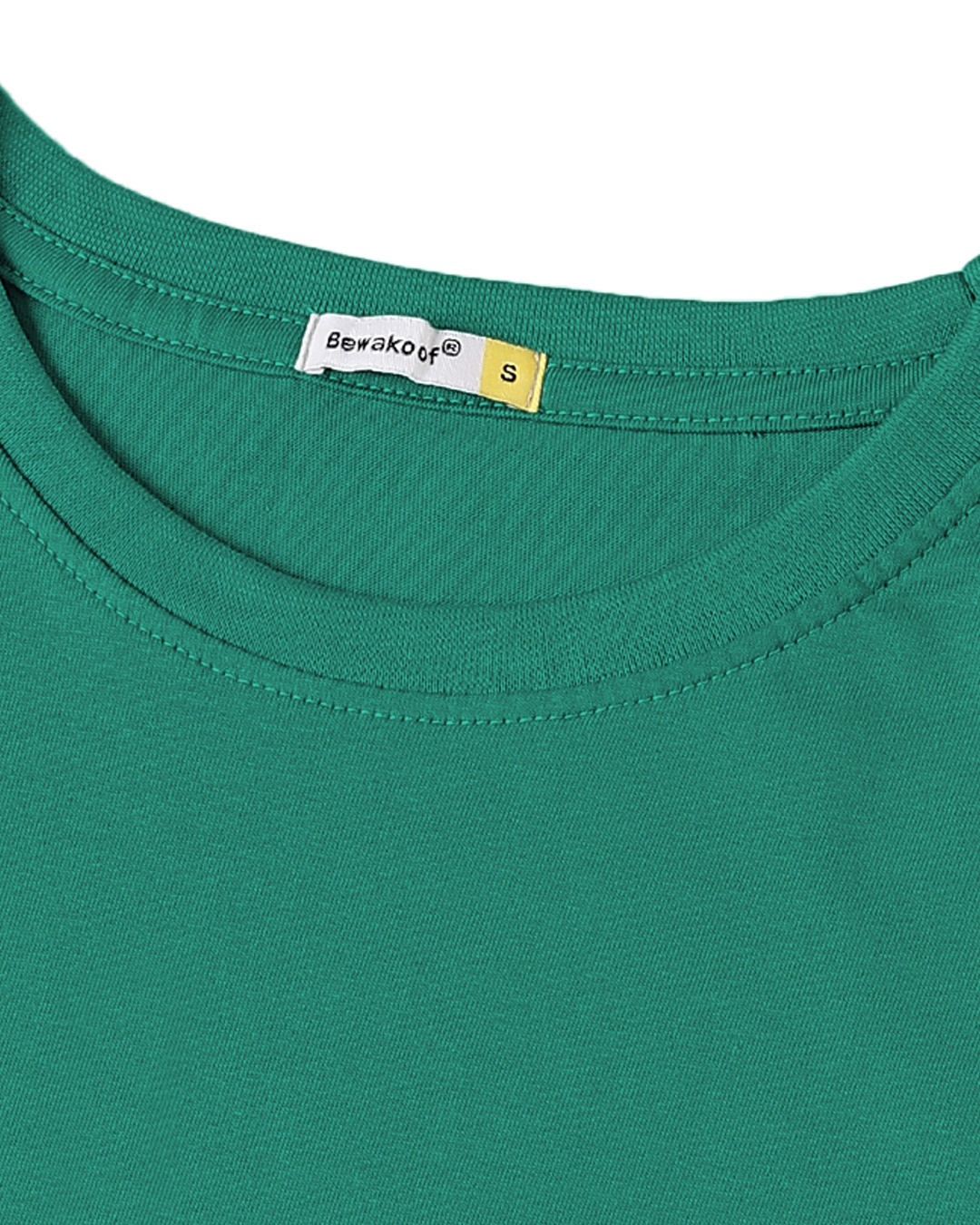 Shop Women's Green Boyfriend T-shirt-Full