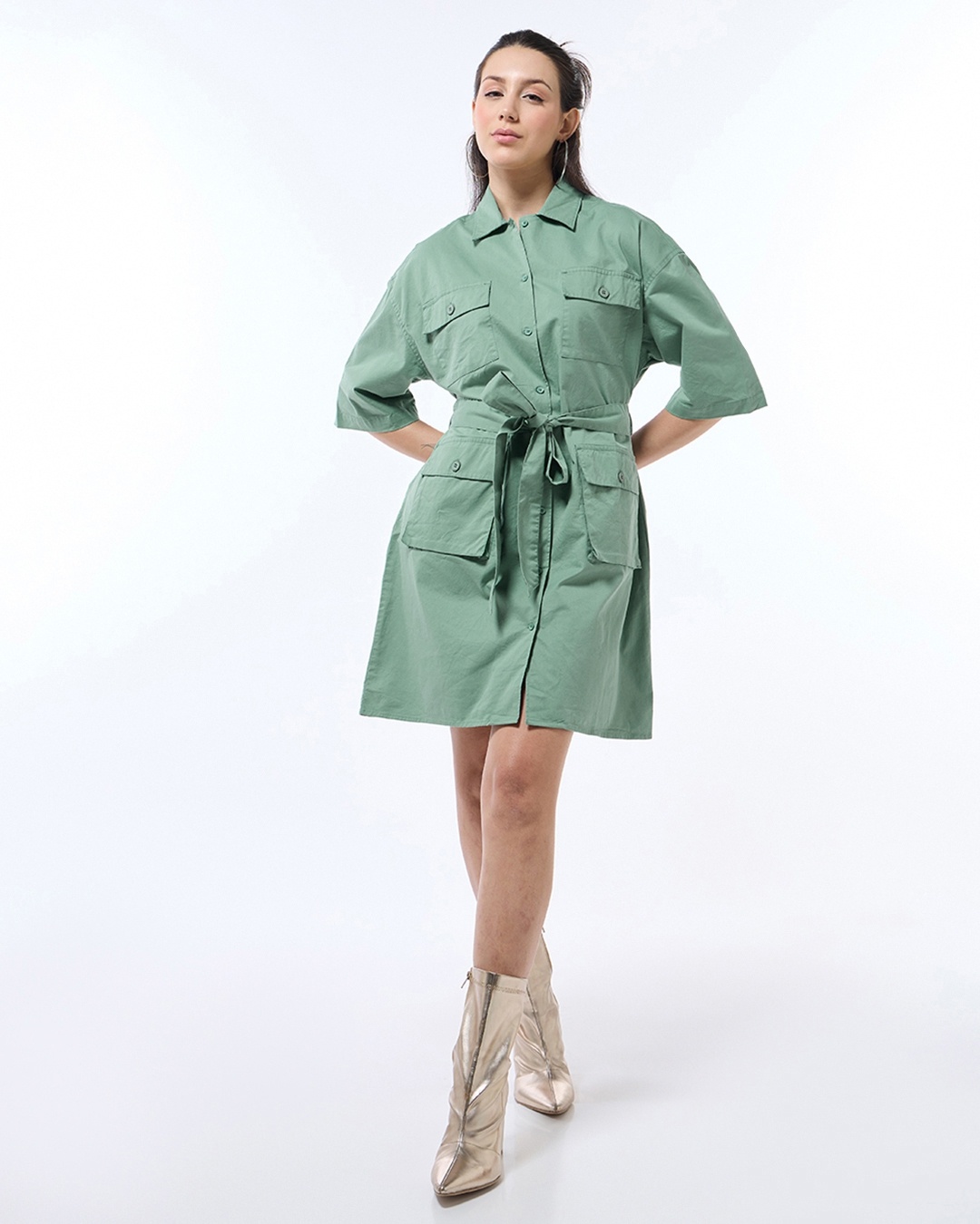 pistachio green dress