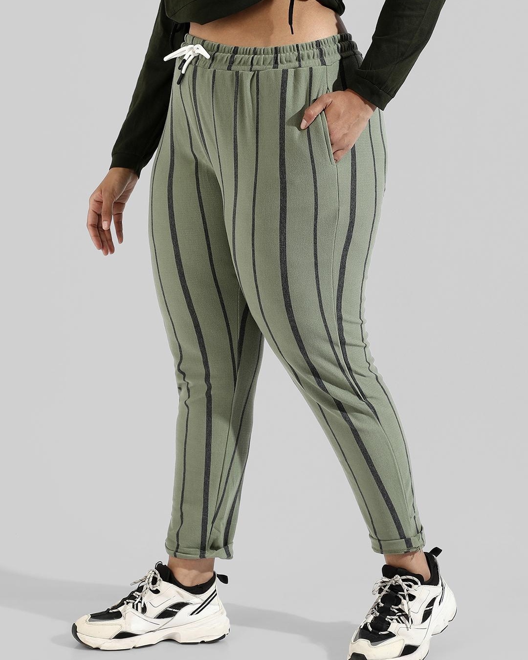 Nina Parker Trendy Plus Size Striped Crochet Top  Pants  Macys