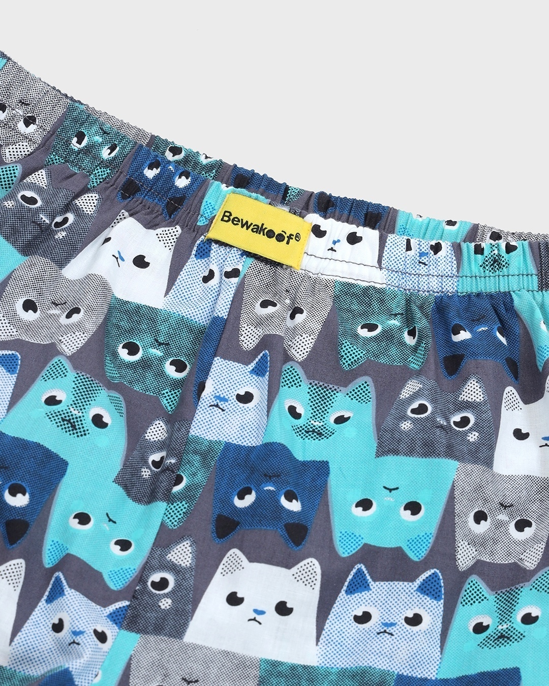 Shop Women's Grey All Over Printed Boxers