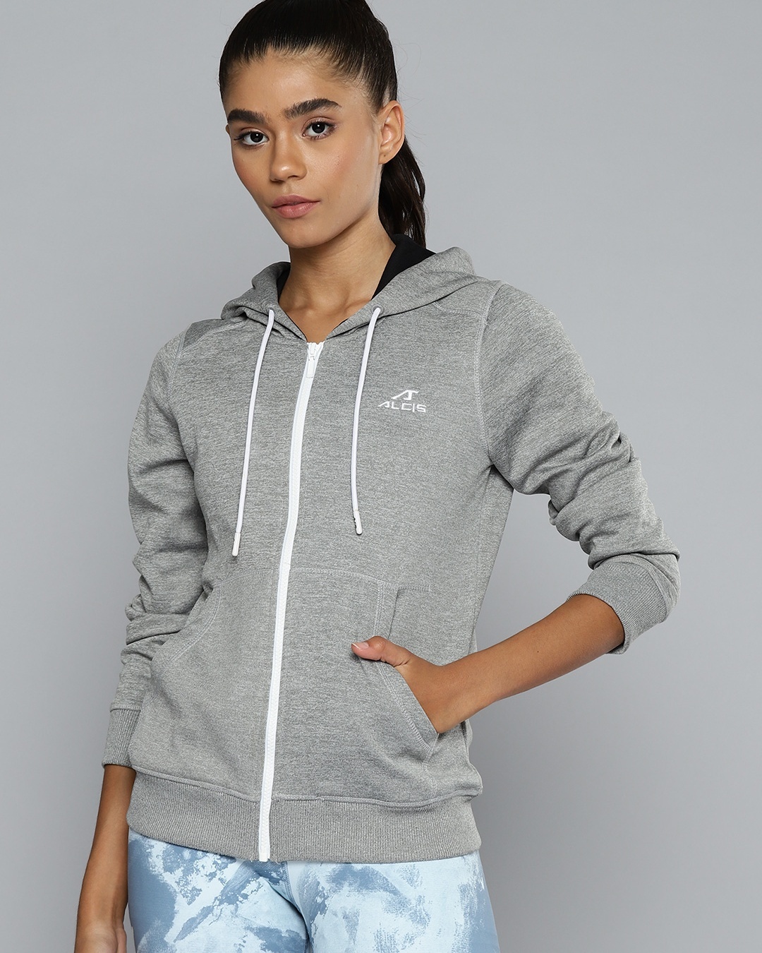 Buy Women's Grey Casual Hoodies for Women Grey Online at Bewakoof