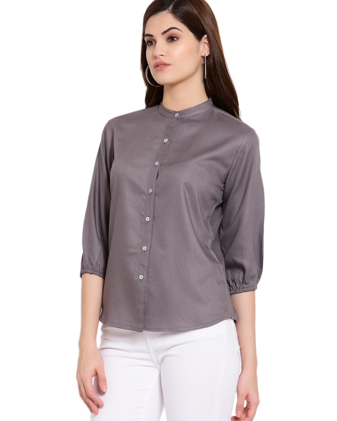 Shop Women's Grey Shirt-Back