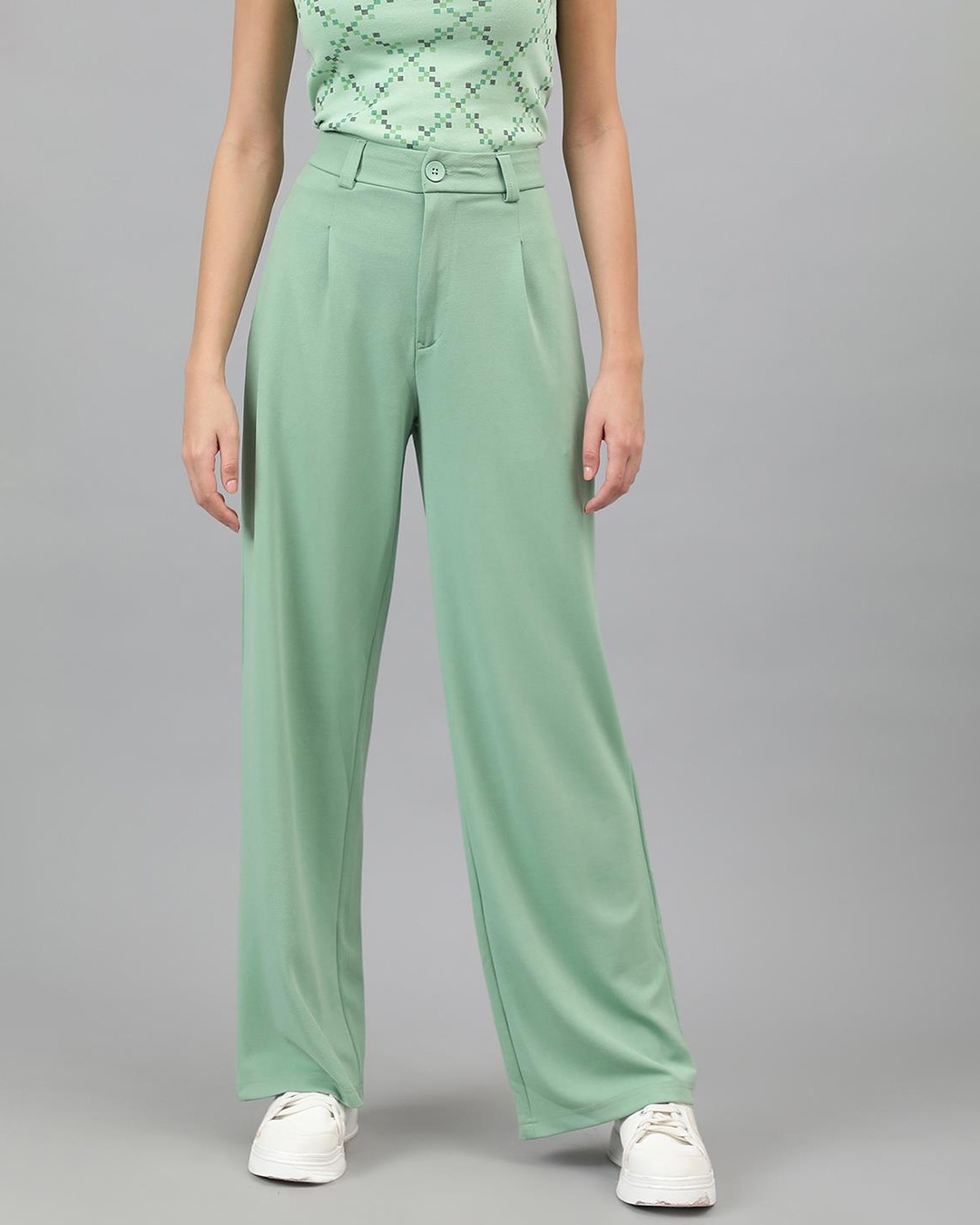 Selvia Regular Fit Women Light Green Trousers - Buy Selvia Regular Fit Women  Light Green Trousers Online at Best Prices in India | Flipkart.com