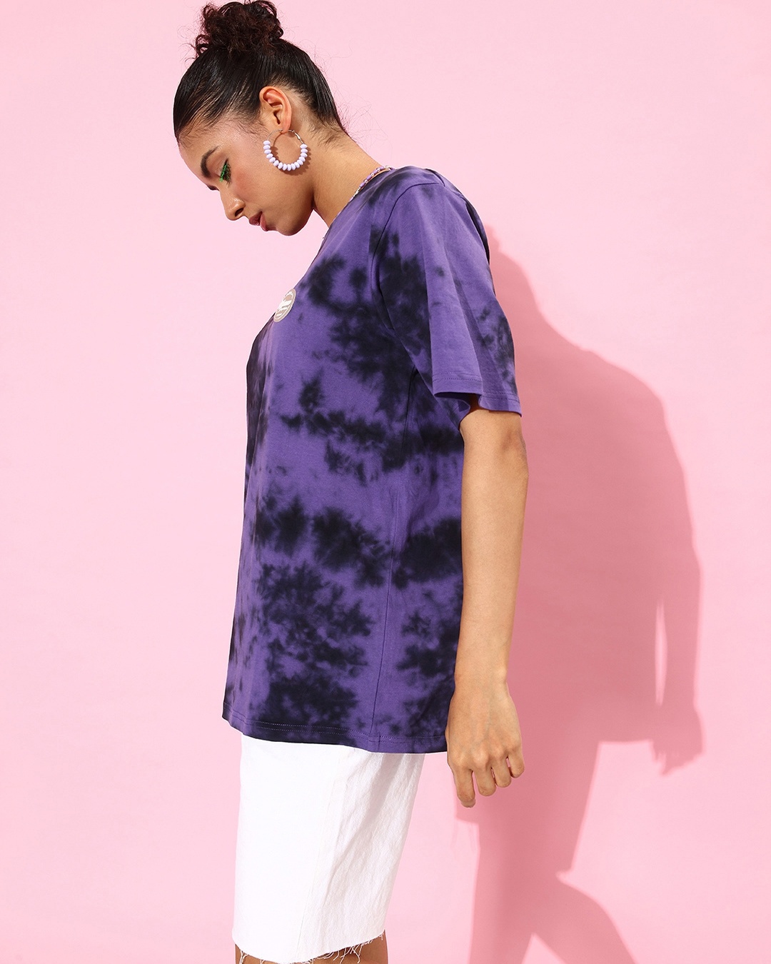 multicolor tie dye shirt