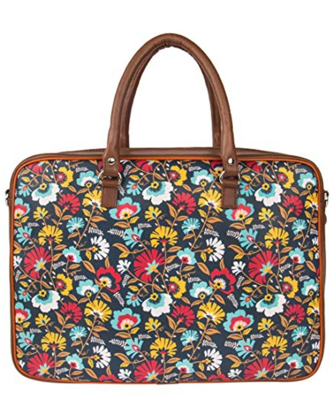Shop Women's Multicolor Floral Camera Laptop Bag-Design