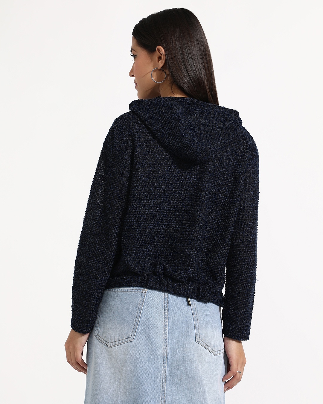 Buy Women's Navy Blue Hoodies Online at Bewakoof