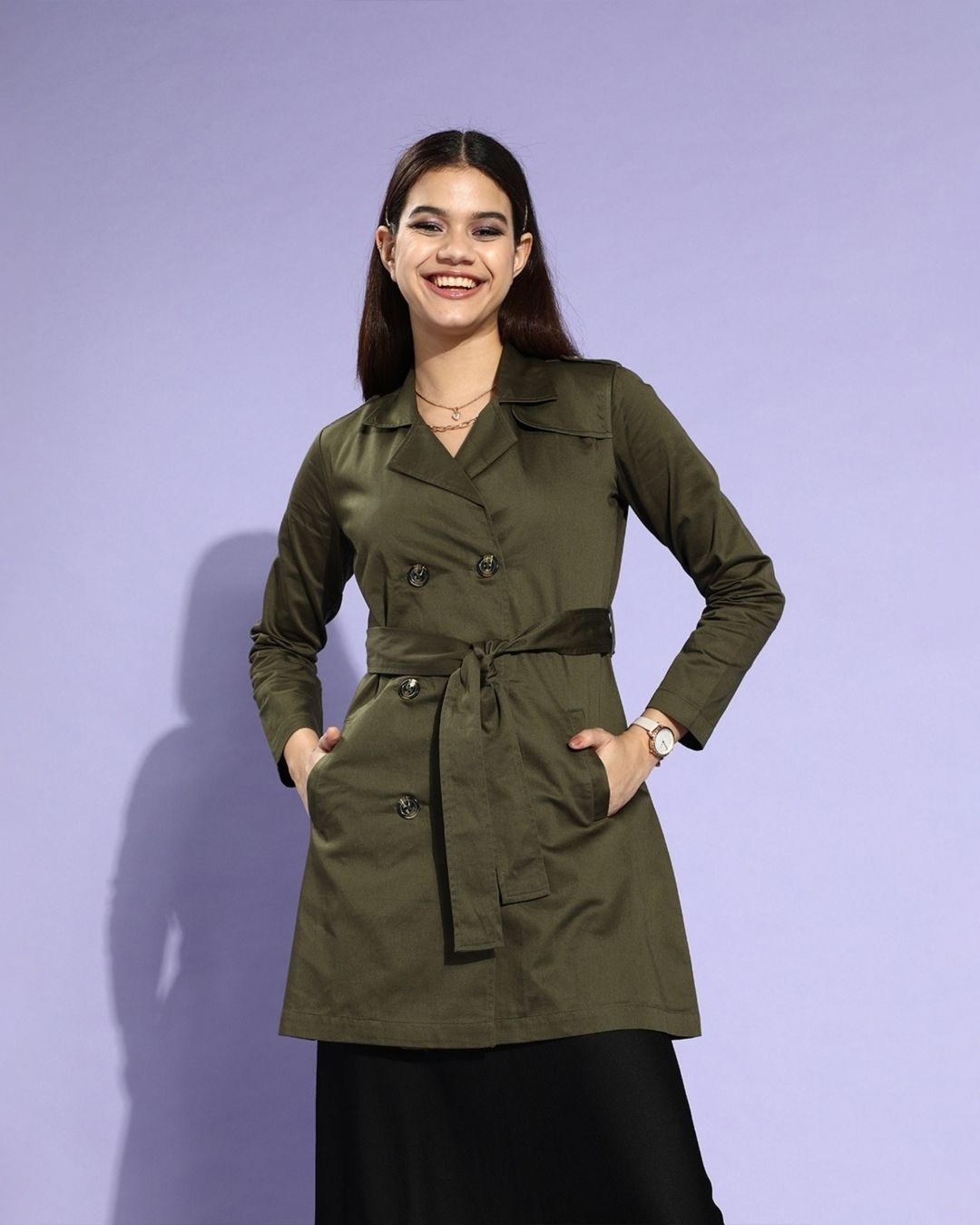 Women’s Cotton Trench Coat