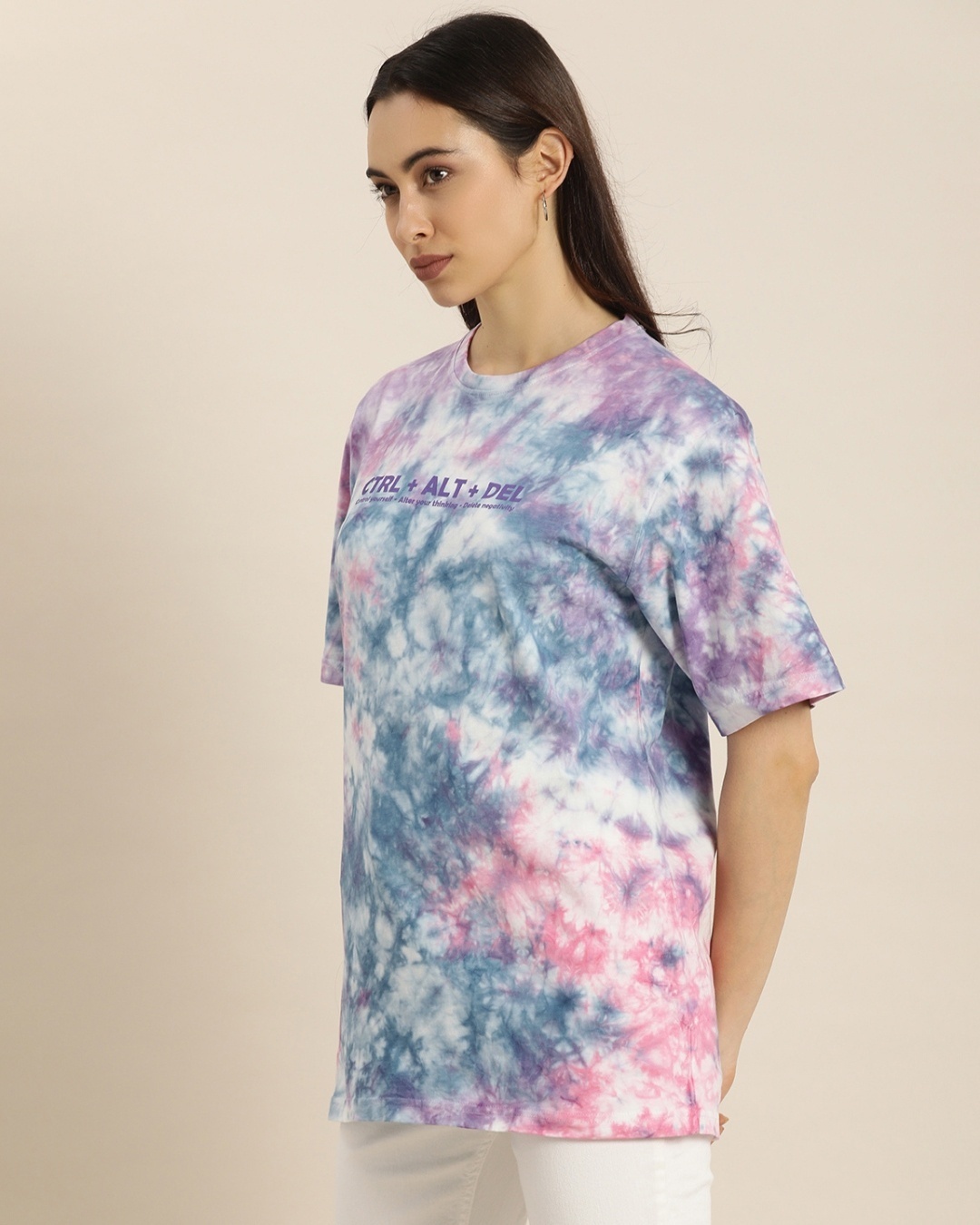 Shop Women's Oversized Tie & Dye T-shirt-Design