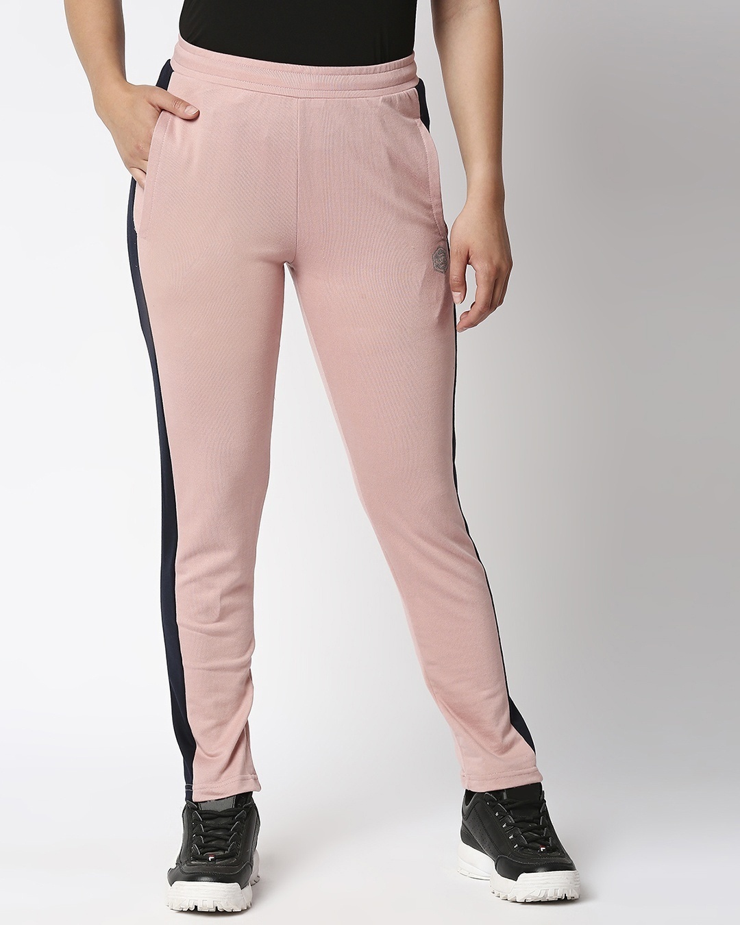Buy Afronaut Women's Cotton Blend Regular Fit Track Pant One Side Pocket  Zipper (Comfortable,Loungewear,Activewear) Online at Best Prices in India -  JioMart.