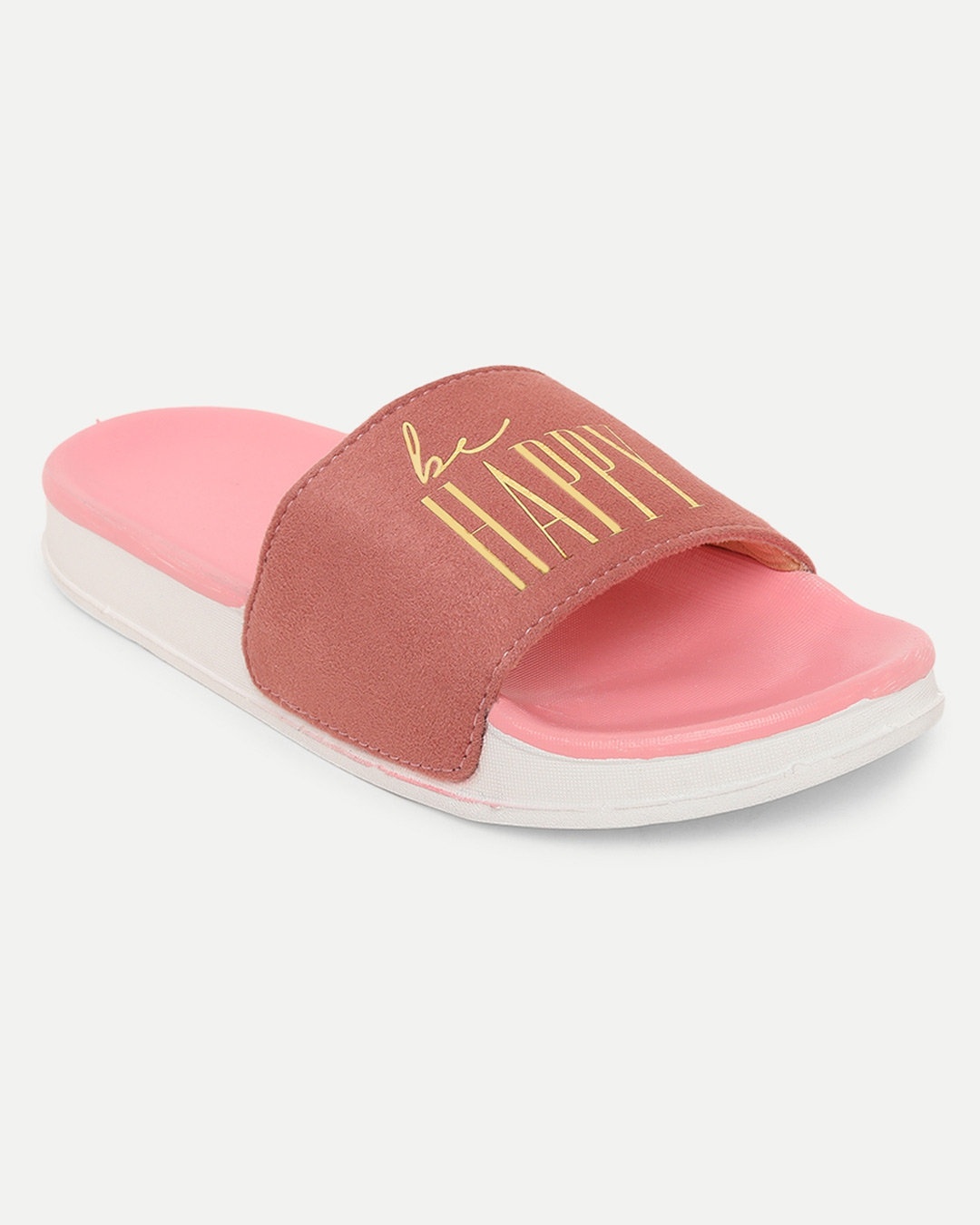 Shop Women's Pink Fashion Flip Flops & Sliders-Front