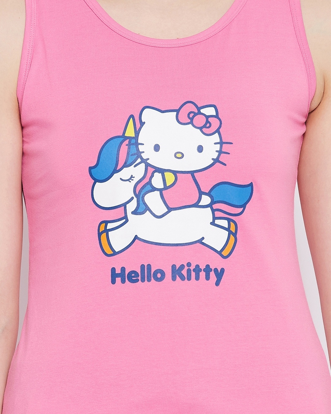 Shop Women's Pink Hello Kitty Printed Nightsuit
