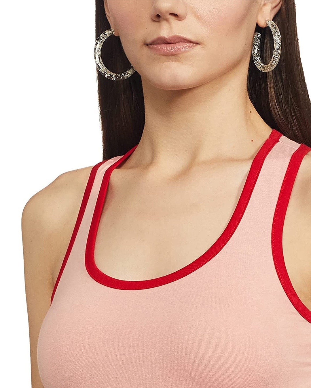 Shop Women's Pink & Red Tank Top (Pack of 2)
