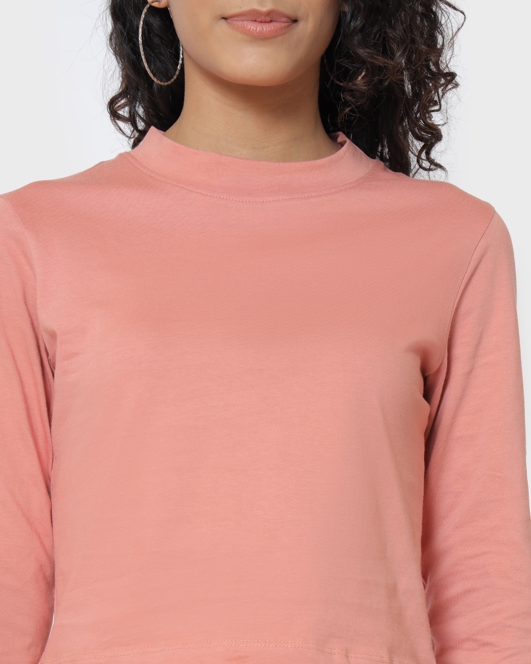 Shop Women's Pink Slim Fit Snug Top