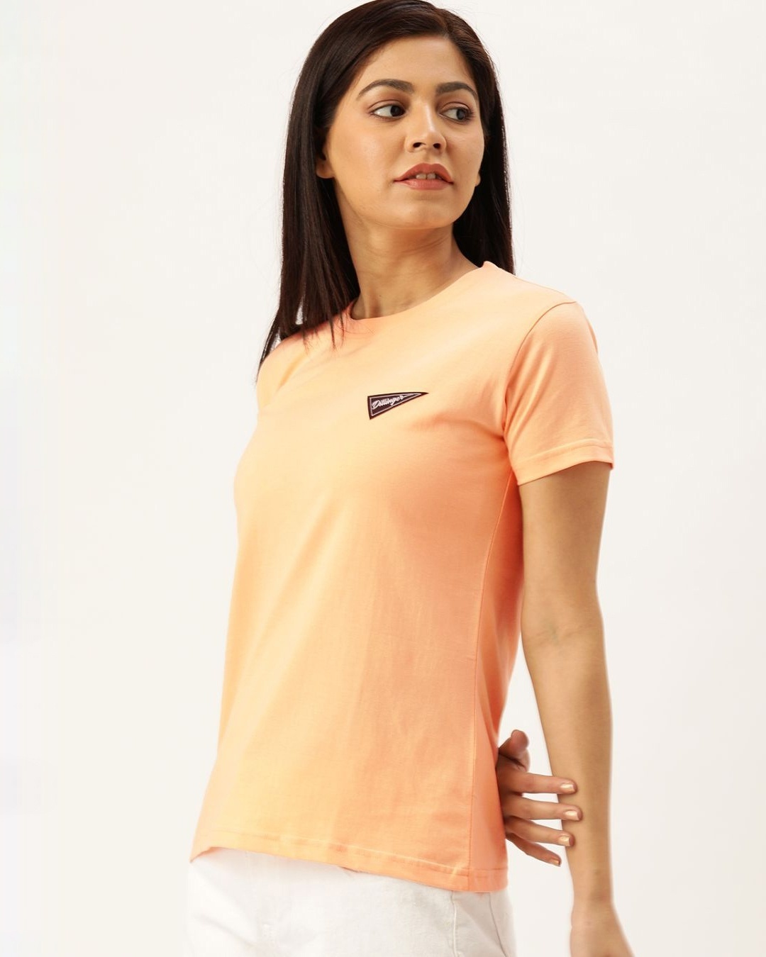 Shop Women's Pink Solid T-shirt-Design