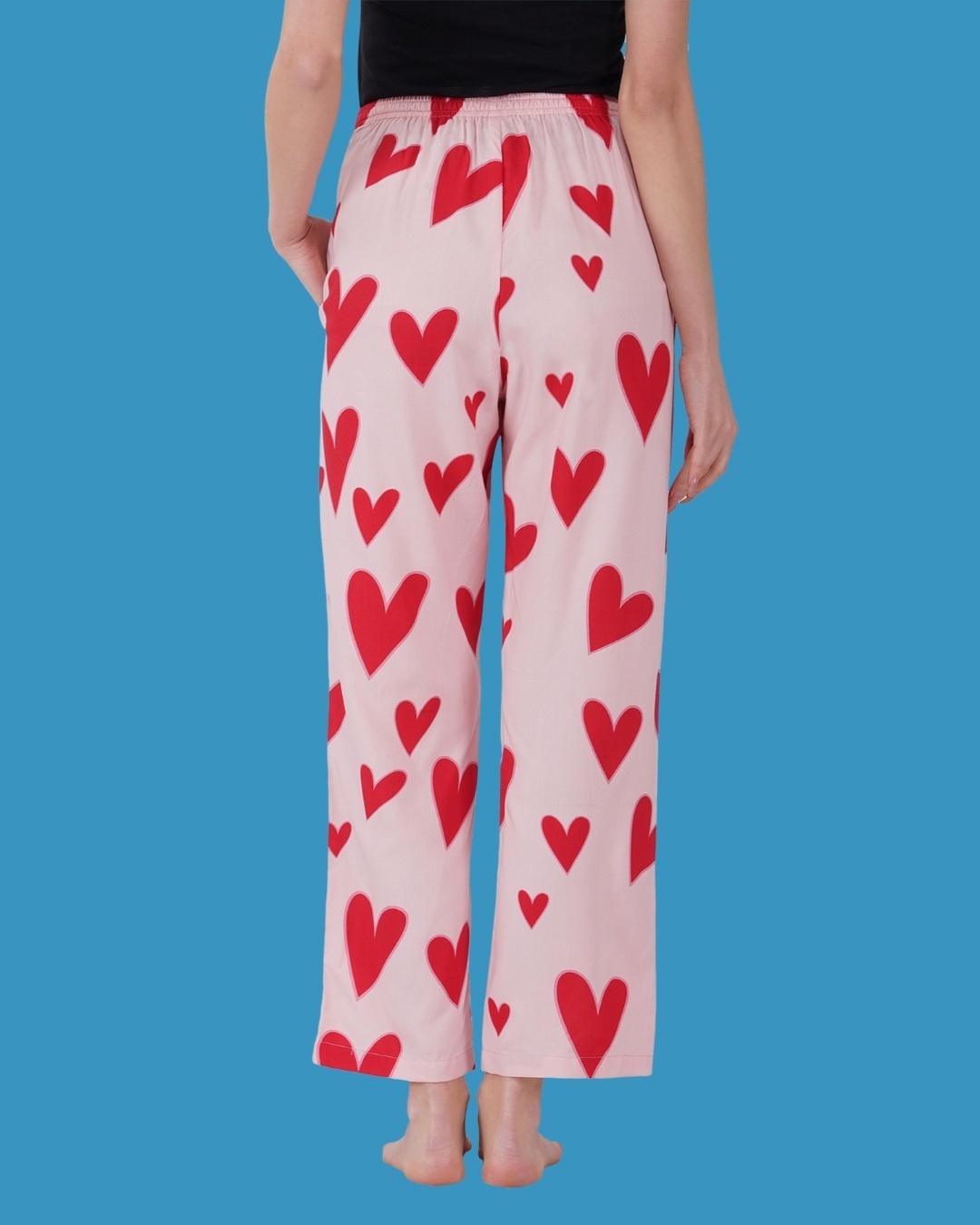 Shop Women's Pink Sweetheart All Over Printed Pyjamas-Design