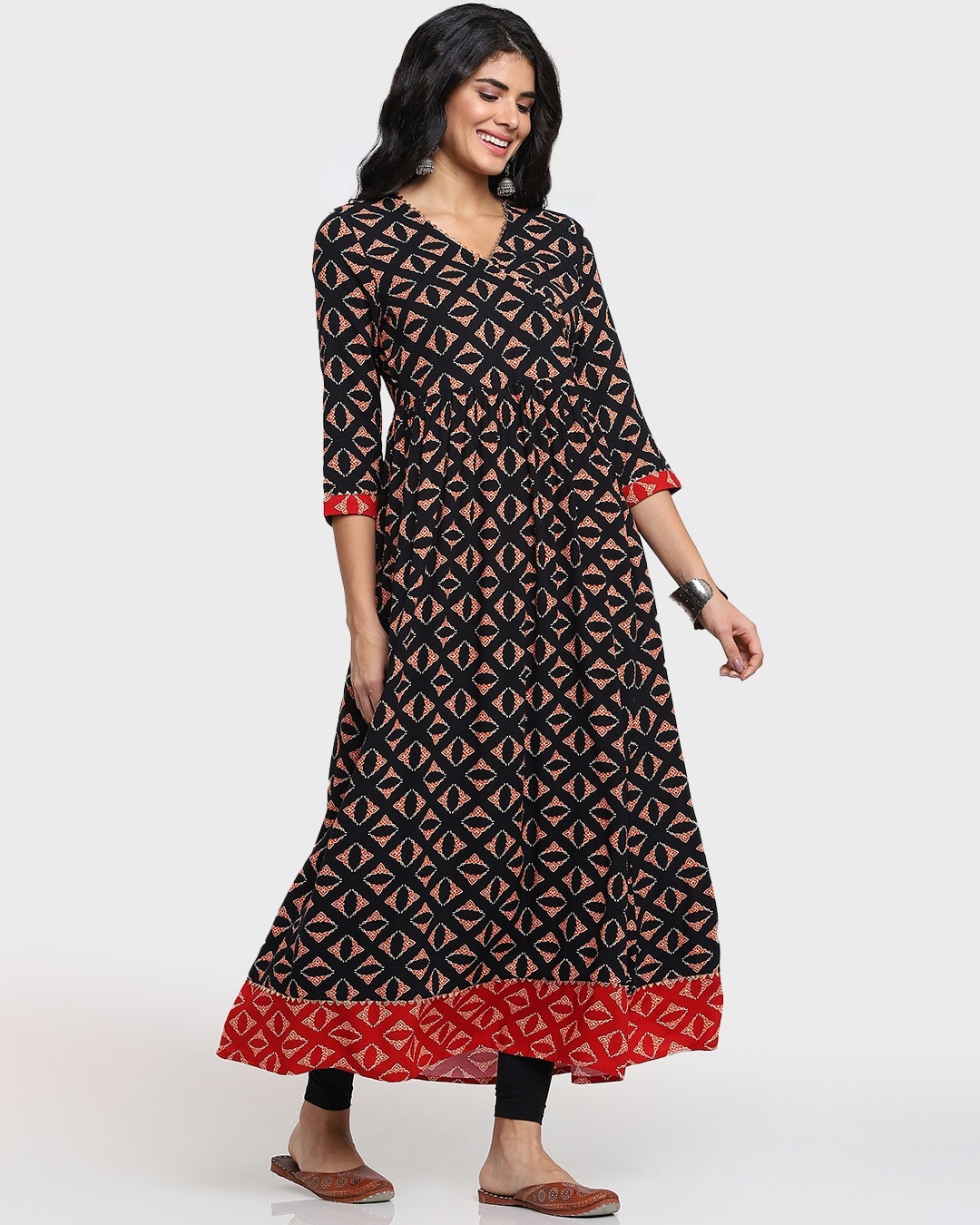 Shop Women's Printed Kurti Dress-Back
