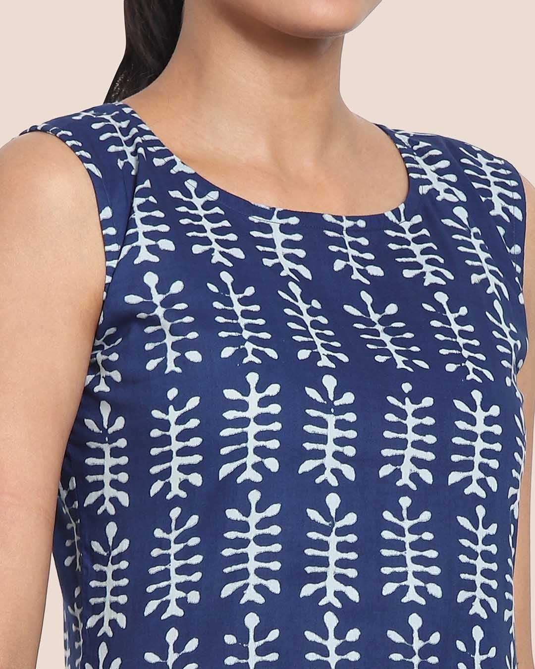Shop Women's Printed Long Kurti Dress