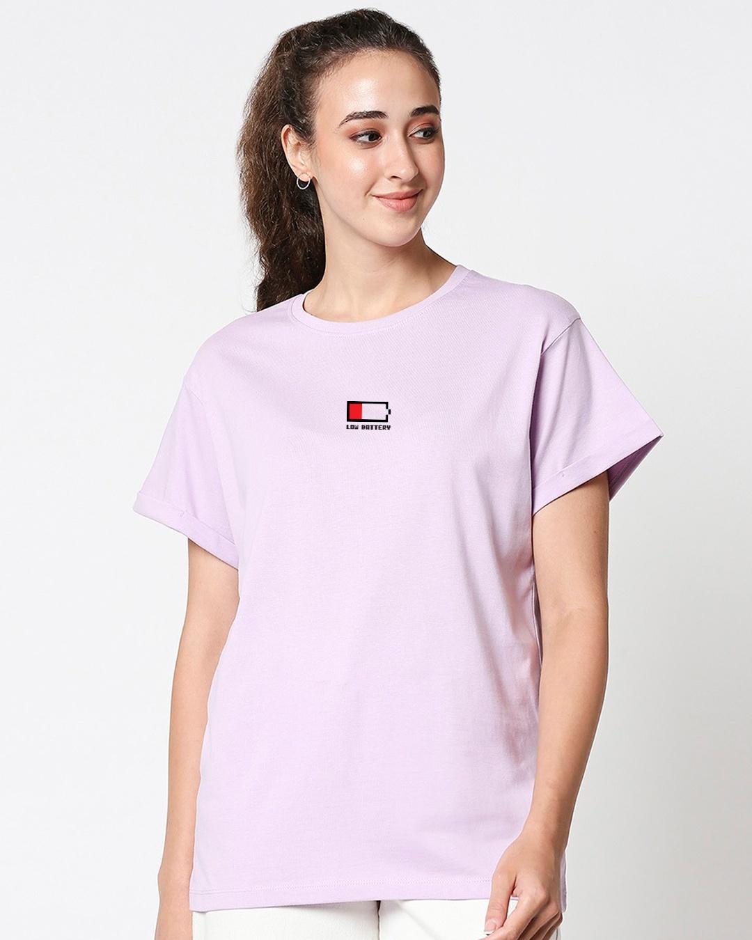 Shop Women's Purple Insert Coffee To Begin Graphic Printed Boyfriend T-shirt-Back