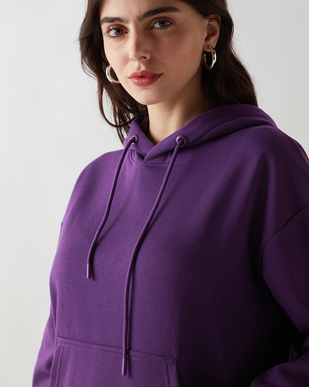 Buy Women's Purple Oversized Hoodies Online at Bewakoof — free download