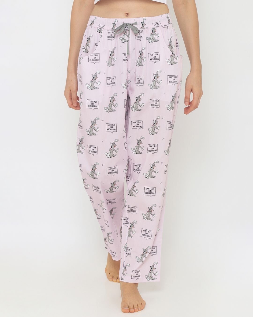 Shop Women's Purple Regular Fit Printed Pyjama