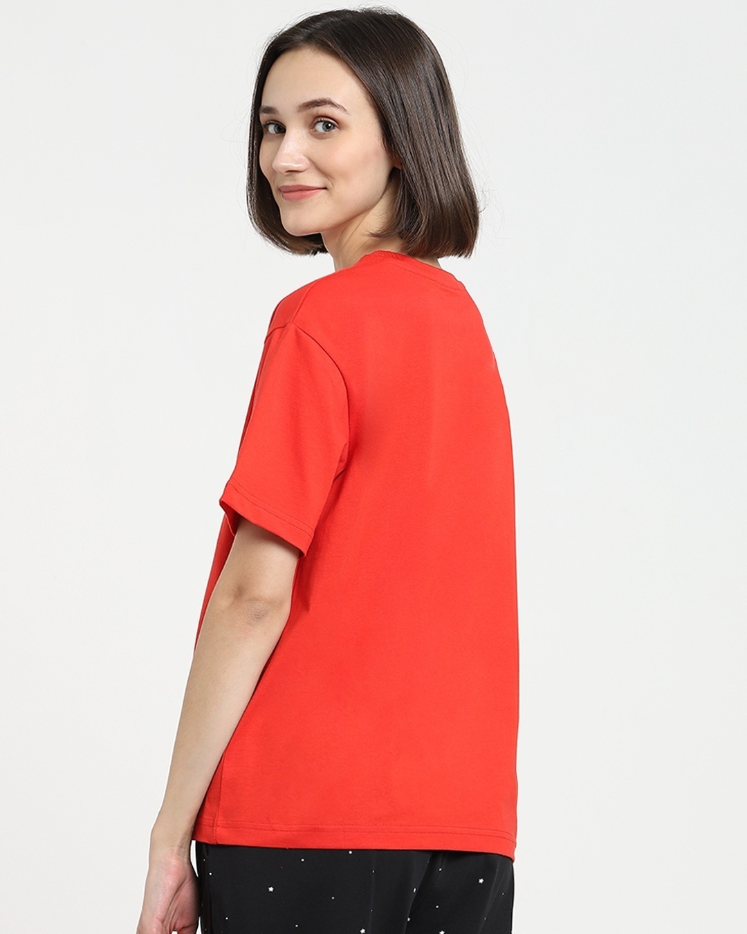 Shop Women's Red Lounge T-shirt-Design